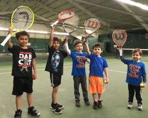 Tennis kids at Vermont Sport and Fitness 
